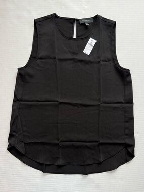 Banana Republic Shell Tank Black Size S